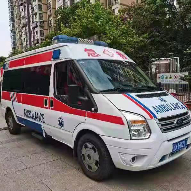 钢城长途救护车护送病人返乡